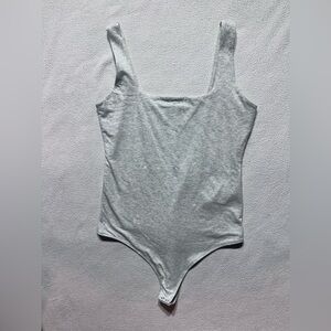 Abercrombie and Fitch Seamless Gray Sleeveless Bodysuit